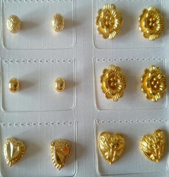 whole flowers stud earring 24k gold plated classic 2014 women wedding or every day jewelry 6174207, Golden;silver
whole flowers stud earring 24k gold plated classic 2014 women wedding or every day jewelry 6174207, Golden;silver