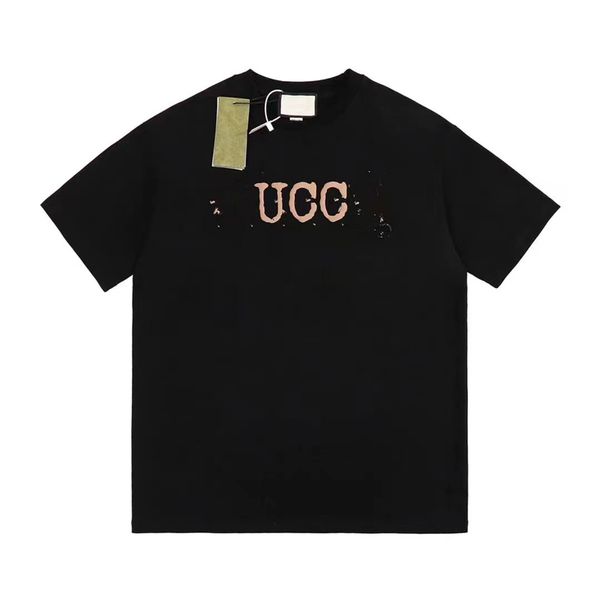 23sss mens t shirt designer t shirt mens tees pure cotton breathable trend fashionable and simple versatile couple's same clothing, White;black
23sss mens t shirt designer t shirt mens tees pure cotton breathable trend fashionable and simple versatile couple's same clothing, White;black