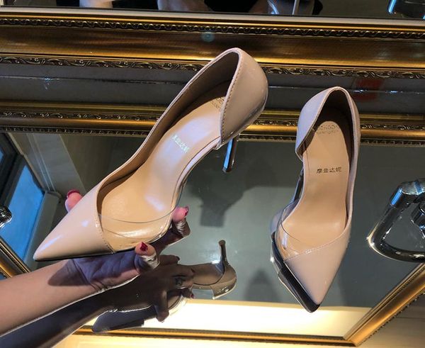 fashion women pumps nude shoes pvc transparent stitching cutouts stiletto sandals point toe high heels party bride wedding shoe b5090710, Black
fashion women pumps nude shoes pvc transparent stitching cutouts stiletto sandals point toe high heels party bride wedding shoe b5090710, Black