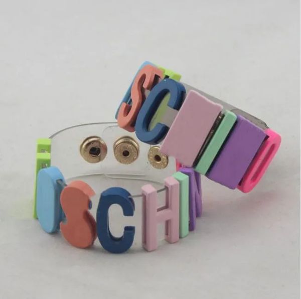 beautiful candy colored metal letter bracelet suitable for girls fashion women charm bracelets luxury designer jewelry hip hop lucky bangles, Golden;silver
beautiful candy colored metal letter bracelet suitable for girls fashion women charm bracelets luxury designer jewelry hip hop lucky bangles, Golden;silver