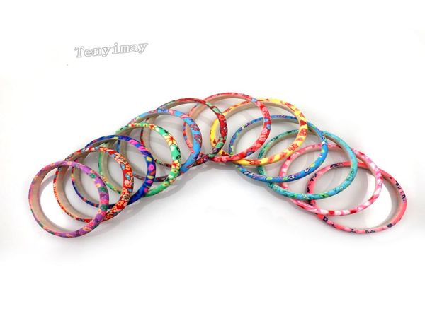 mixed color bohemian style printed polymer clay bangle for school girls 8mm width whole 24pcslot4306763, Black
mixed color bohemian style printed polymer clay bangle for school girls 8mm width whole 24pcslot4306763, Black