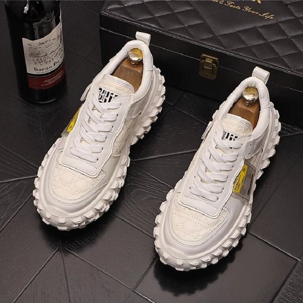 european station tide men's casual shoes youth trend thick sole men's lace-up round head sneakers men white shoes d2h53, Black
european station tide men's casual shoes youth trend thick sole men's lace-up round head sneakers men white shoes d2h53, Black