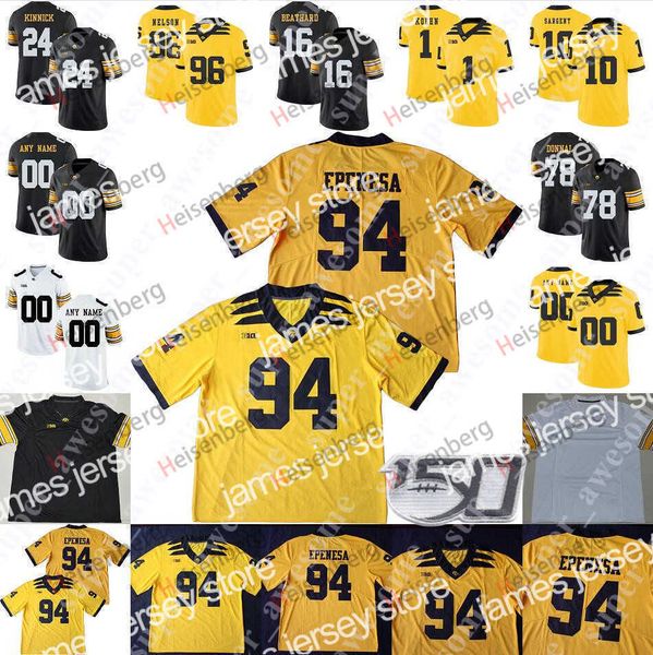 american college football wear iowa hawkeyes jersey cole banwart garret jansen michael sleep-dalton ryan gersonde riley moss kyle sorensen c, Black
american college football wear iowa hawkeyes jersey cole banwart garret jansen michael sleep-dalton ryan gersonde riley moss kyle sorensen c, Black