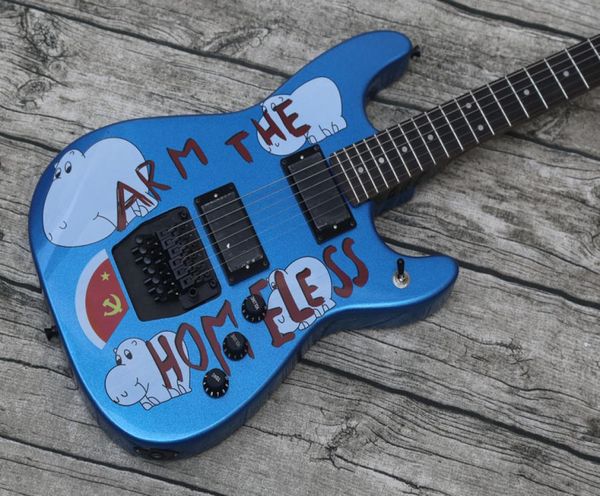 custom tom morello arm the homeless metal blue electric guitar copy emg pickups floyd rose tremolo bridge locking nut black ha9581091
custom tom morello arm the homeless metal blue electric guitar copy emg pickups floyd rose tremolo bridge locking nut black ha9581091