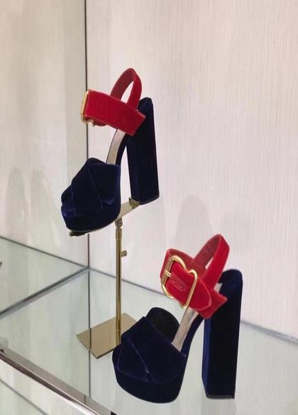 2019 donna china shoes velvet anklestrap platform sandals navy thick extreme high heels women summer shoes eu 427701940, Black
2019 donna china shoes velvet anklestrap platform sandals navy thick extreme high heels women summer shoes eu 427701940, Black