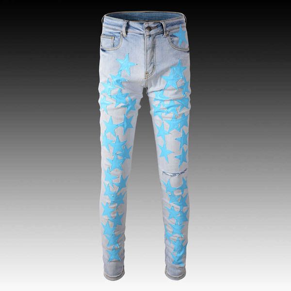 am jeans designer jeans mens skinny jeans desig pants long hippop sticker embroidery slim denim straight streetwear skinny pants wholesale 3, Blue
am jeans designer jeans mens skinny jeans desig pants long hippop sticker embroidery slim denim straight streetwear skinny pants wholesale 3, Blue
