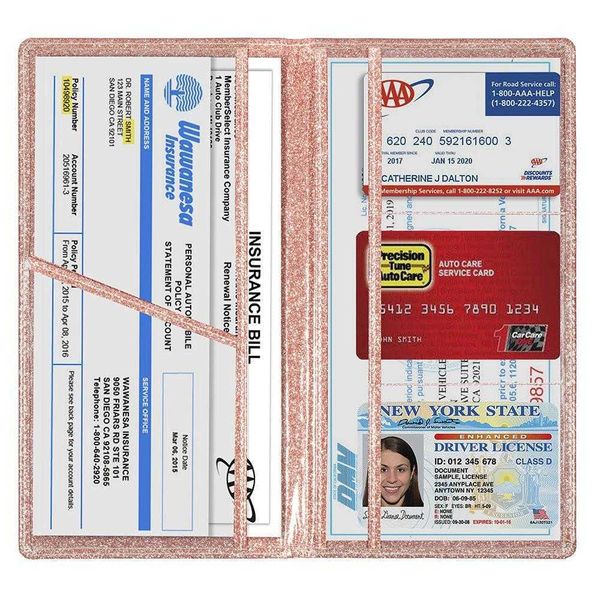 car insurance policy protective cover purses a cars registration document leather case pu card bag shiny wallet, Red;black
car insurance policy protective cover purses a cars registration document leather case pu card bag shiny wallet, Red;black