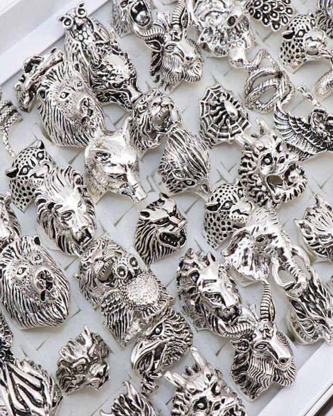 gothic punk ring men retro dragon tiger wolf owl peacock leopard mix style animal ring jewelry3782879, Golden;silver
gothic punk ring men retro dragon tiger wolf owl peacock leopard mix style animal ring jewelry3782879, Golden;silver