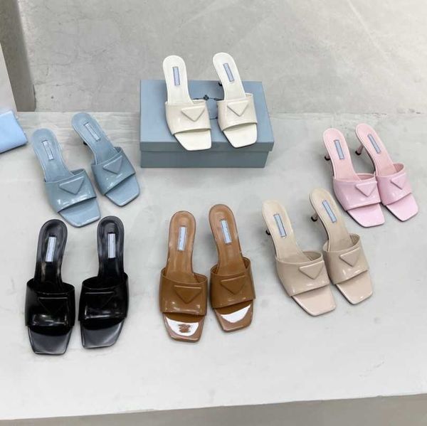 5cm luxurys triangle slippers women high heels buckle stiletto patent heel sandal summer beach party dress shoes fashion slides flip flops, Black
5cm luxurys triangle slippers women high heels buckle stiletto patent heel sandal summer beach party dress shoes fashion slides flip flops, Black