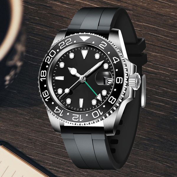 men watches 40mm machinery automatic watch full stainless steel blue black ceramic sapphire wristwatches super luminous montre de 41mm watch, Slivery;brown
men watches 40mm machinery automatic watch full stainless steel blue black ceramic sapphire wristwatches super luminous montre de 41mm watch, Slivery;brown