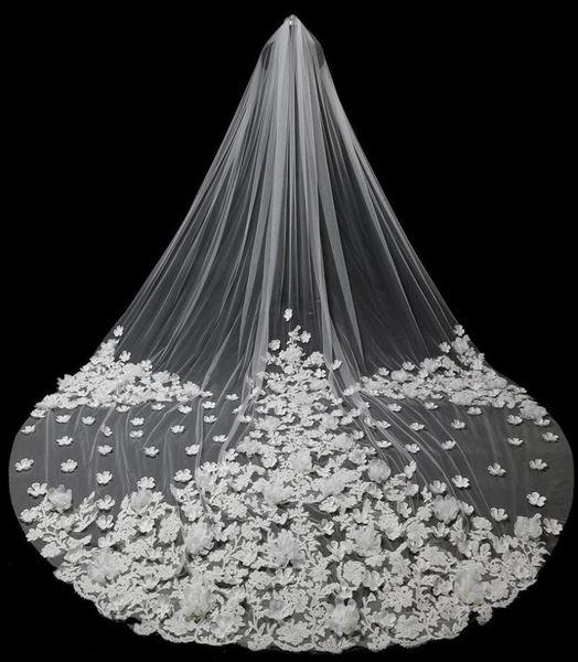 bridal veils 5 meters long wedding with handmake flowers cathedral train velo comb vail accessories5731441, Black
bridal veils 5 meters long wedding with handmake flowers cathedral train velo comb vail accessories5731441, Black