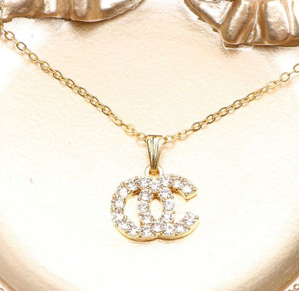 wholesale luxury designer brand double letter pendant necklaces chain 18k gold plated crysatl rhinestone sweater newklace for women wedding, Silver
wholesale luxury designer brand double letter pendant necklaces chain 18k gold plated crysatl rhinestone sweater newklace for women wedding, Silver