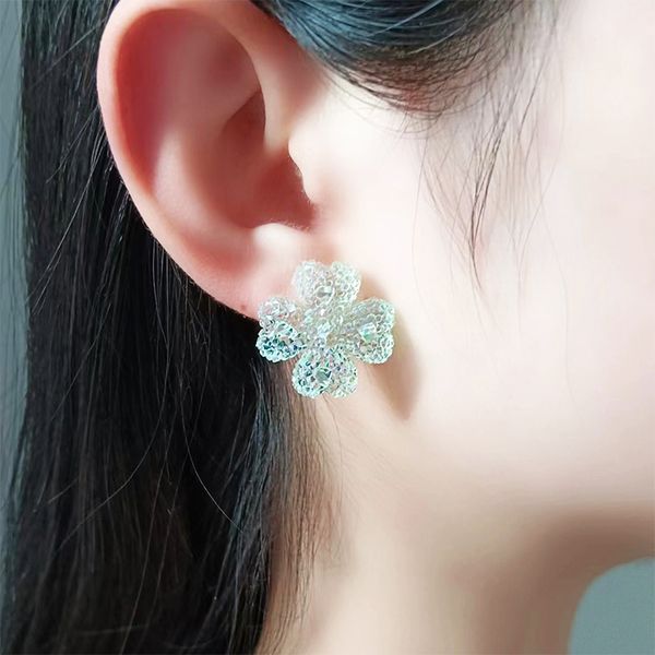 butterfly resin stud four-leaf clover tree bear resin stud starfish resin stud niche design, Silver
butterfly resin stud four-leaf clover tree bear resin stud starfish resin stud niche design, Silver