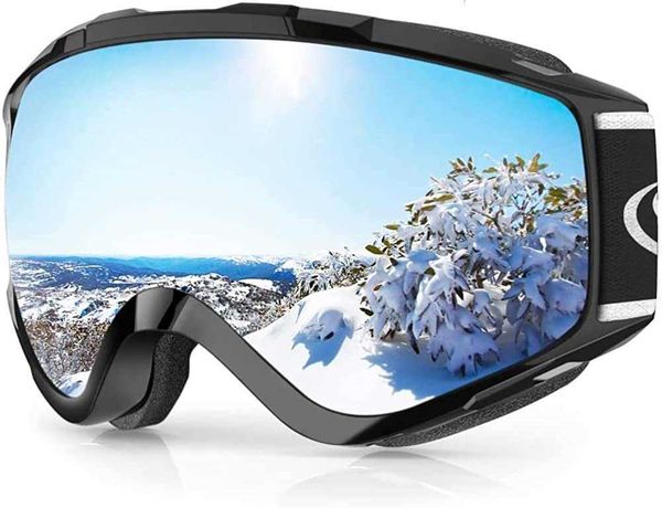 findway ski goggles otg - over glasses snow/snowboard goggles for men women youth - 100% uv protection baseball cycling running, White;black
findway ski goggles otg - over glasses snow/snowboard goggles for men women youth - 100% uv protection baseball cycling running, White;black