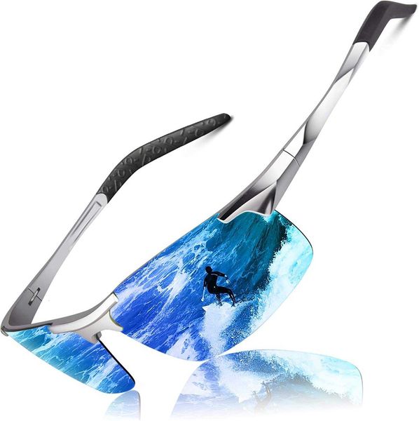 Linvo Polarized Sunglasses for Men Uv Protection Ultralight Driving Cycling Fishing Sun Glasses with Zipper Case
Linvo Polarized Sunglasses for Men Uv Protection Ultralight Driving Cycling Fishing Sun Glasses with Zipper Case