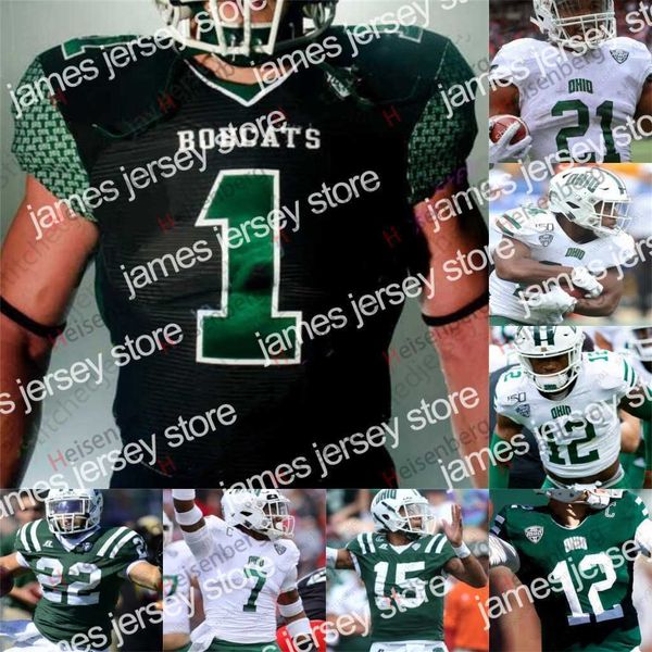 american college football wear ohio bobcats football jersey ncaa college nathan rourke o'shaan allison de'montre tuggle isiah cox, Black
american college football wear ohio bobcats football jersey ncaa college nathan rourke o'shaan allison de'montre tuggle isiah cox, Black
