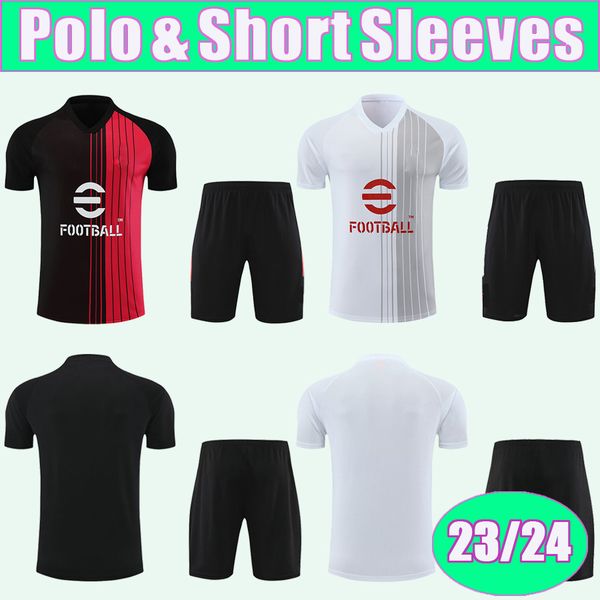 23 24 ibrahimovic giroud training wear short sleeve suit soccer jerseys bennacer tonali theo brahim a. rebic a. rebic football shirt uniform, Black
23 24 ibrahimovic giroud training wear short sleeve suit soccer jerseys bennacer tonali theo brahim a. rebic a. rebic football shirt uniform, Black