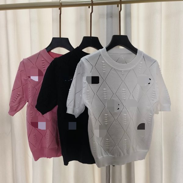 512 l 2023 summer sweaters women's pullover sweater black,white pink crew neck short sleeve brand same style women's qian, White;black
512 l 2023 summer sweaters women's pullover sweater black,white pink crew neck short sleeve brand same style women's qian, White;black