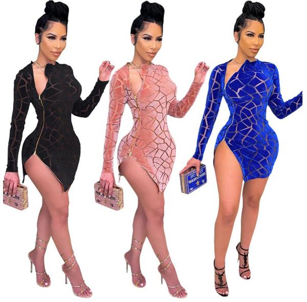 casual dresses women's hollowed out flocked double-sided zippered long sleeved dress, fashionable one-step dress for women, Black;gray
casual dresses women's hollowed out flocked double-sided zippered long sleeved dress, fashionable one-step dress for women, Black;gray