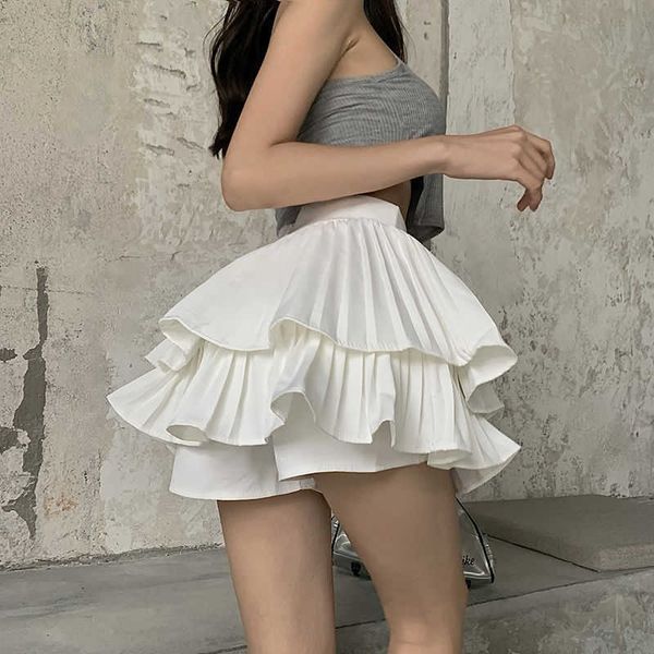 double layer cake pleated skirt versatile short skirt summer girl pants skirt high waisted a-line new half skirt, Black
double layer cake pleated skirt versatile short skirt summer girl pants skirt high waisted a-line new half skirt, Black
