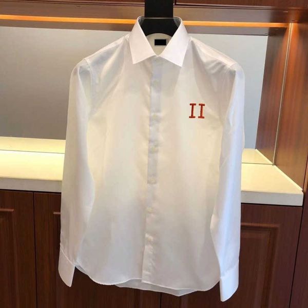 fashion mens shirt spring autumn business casual long sleeved shirts designer blouse large size simple embroidery shirt top, White;black
fashion mens shirt spring autumn business casual long sleeved shirts designer blouse large size simple embroidery shirt top, White;black