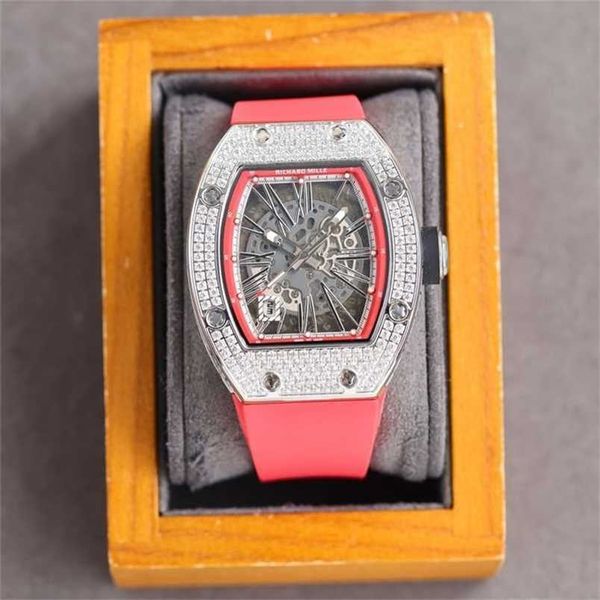 men luxury richads watch milles mechanical business fashion trend fully automatic full diamond casual hollow out wine barrel calendarqq, Slivery;black
men luxury richads watch milles mechanical business fashion trend fully automatic full diamond casual hollow out wine barrel calendarqq, Slivery;black