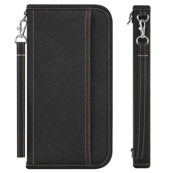 travel passport wallet multi functional halter card holder rfid case large capacity crossbody document bill storage bag, Red;black
travel passport wallet multi functional halter card holder rfid case large capacity crossbody document bill storage bag, Red;black