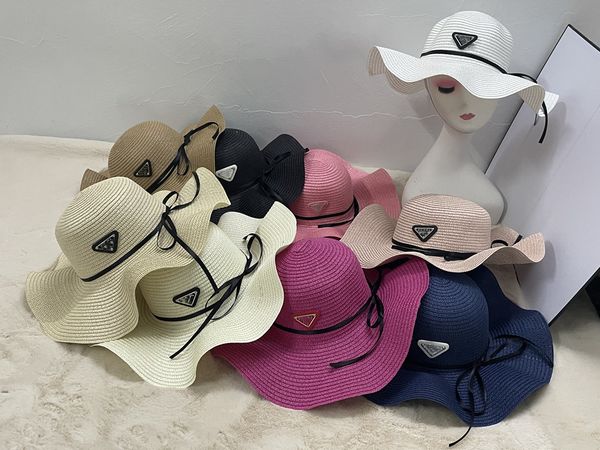 2023 designer straw hat luxury women's new straw hat classic flat hat men's and women's same triangle sun visor, Blue;gray
2023 designer straw hat luxury women's new straw hat classic flat hat men's and women's same triangle sun visor, Blue;gray