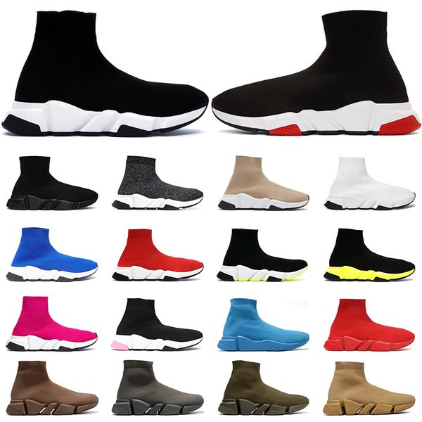 designer sock shoes speed trainer men women black red white blue pink beige yellow brown grey clear sole lace-up mens outdoor sneakers, White;red
designer sock shoes speed trainer men women black red white blue pink beige yellow brown grey clear sole lace-up mens outdoor sneakers, White;red