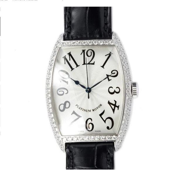 ladies watch quartz movement 31x43mm wine barrel type luxury multi-color calfskin watch, Slivery;brown
ladies watch quartz movement 31x43mm wine barrel type luxury multi-color calfskin watch, Slivery;brown