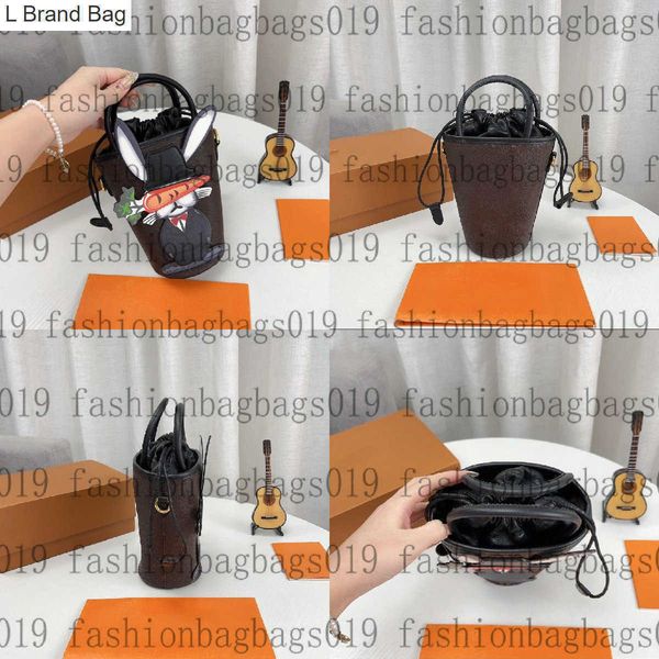 l brand bag women designer rabbit fianne mini mobile phone bag drawstring bucket cross body shaped tote pocket bunny handbag luxurys bags lu, Black
l brand bag women designer rabbit fianne mini mobile phone bag drawstring bucket cross body shaped tote pocket bunny handbag luxurys bags lu, Black