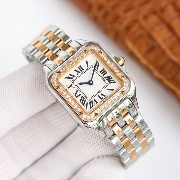 designer women watch panthere lady montres montre de luxe rose gold watch square femme rectangular 22mm quartz movement for womens, Slivery;brown
designer women watch panthere lady montres montre de luxe rose gold watch square femme rectangular 22mm quartz movement for womens, Slivery;brown
