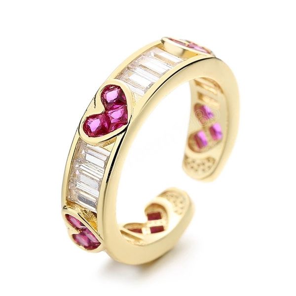 pink crystal love heart open ring for women wedding luxury adjustable rings vintage girl aesthetic jewelry accessories, Silver
pink crystal love heart open ring for women wedding luxury adjustable rings vintage girl aesthetic jewelry accessories, Silver