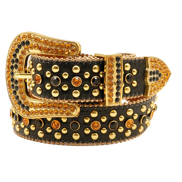 designer bb belt golden belts for men women shiny rhinestone multicolour with bling rhinestones waistband as gift, Black;brown
designer bb belt golden belts for men women shiny rhinestone multicolour with bling rhinestones waistband as gift, Black;brown