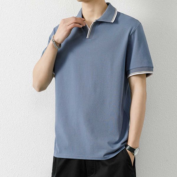 new men's short sleeve sports casual polo shirt summer lapel t-shirt top, White;black
new men's short sleeve sports casual polo shirt summer lapel t-shirt top, White;black