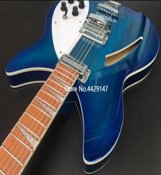 330 360 12 strings trans blue semi hollow body electric guitar gloss varnish fingerboard two output jack dual body binding five1027686
330 360 12 strings trans blue semi hollow body electric guitar gloss varnish fingerboard two output jack dual body binding five1027686