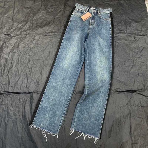 women's jeans designer early spring new slim leggy long tassel trouser legs handsome made of old fabric embroidery spliced straight leg, Blue
women's jeans designer early spring new slim leggy long tassel trouser legs handsome made of old fabric embroidery spliced straight leg, Blue