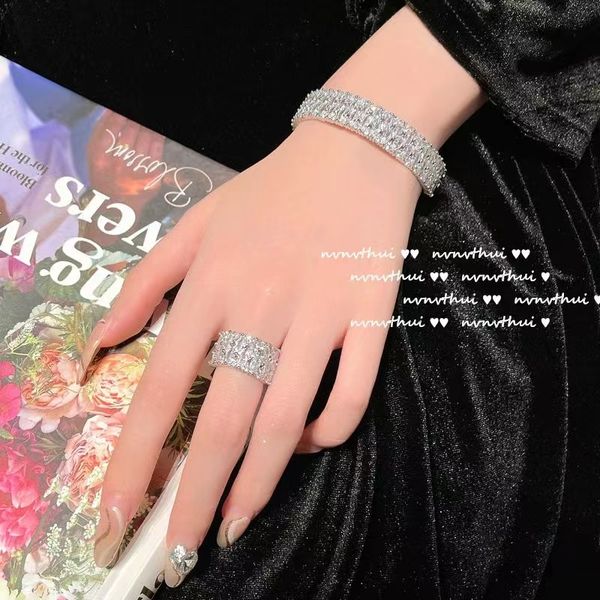 luxurious honeycomb gem bracelet star river shining plated 18k gold eight hearts eight arrows square sugar zircon ring, Silver
luxurious honeycomb gem bracelet star river shining plated 18k gold eight hearts eight arrows square sugar zircon ring, Silver