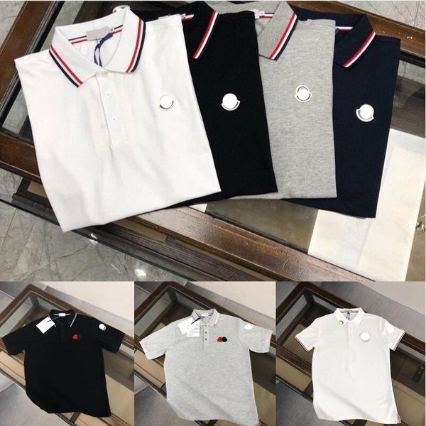 designer mens basic business polos t shirt fashion france brand men's t-shirts embroidered armbands letter badges with monclair polo sh, White;black
designer mens basic business polos t shirt fashion france brand men's t-shirts embroidered armbands letter badges with monclair polo sh, White;black