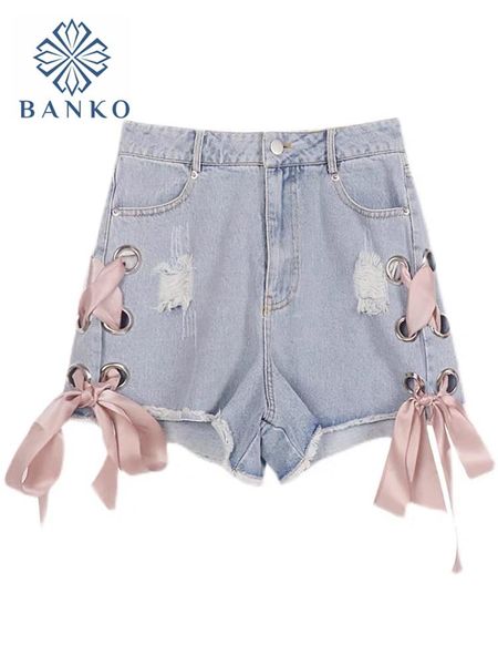 shorts women denim shorts 2023 summer blue jeans y2k streetwear fashion ripped hole pink side lace up bow pants 2000s gyaru, White;black
shorts women denim shorts 2023 summer blue jeans y2k streetwear fashion ripped hole pink side lace up bow pants 2000s gyaru, White;black