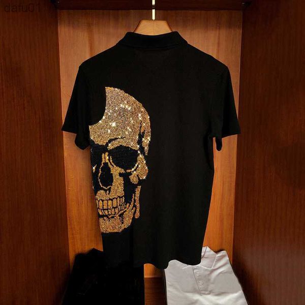men's t-shirts summer harajuku mens t-shirt loose breathable male short sleeve cotton sweatshirt drill skull personality polo l230520, White;black
men's t-shirts summer harajuku mens t-shirt loose breathable male short sleeve cotton sweatshirt drill skull personality polo l230520, White;black
