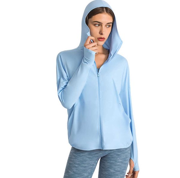 185 women yoga coat hoodie upf clothes runing rashguard ice silk quick drying outdoor sports rash guards leisure mountaineering sun protec, Black
185 women yoga coat hoodie upf clothes runing rashguard ice silk quick drying outdoor sports rash guards leisure mountaineering sun protec, Black