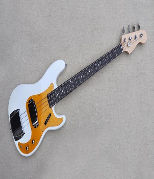 factory custom white 4string electric bass guitarchrome hardwaresrosewood fingerboardgold pickguardoffer customized7989111
factory custom white 4string electric bass guitarchrome hardwaresrosewood fingerboardgold pickguardoffer customized7989111