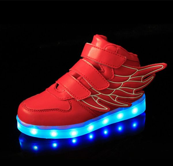 kids led shoes children casual cute wings shoes colorful led glowing baby boys and girls sneakers usb charging light up shoes 6col4295259, Black
kids led shoes children casual cute wings shoes colorful led glowing baby boys and girls sneakers usb charging light up shoes 6col4295259, Black