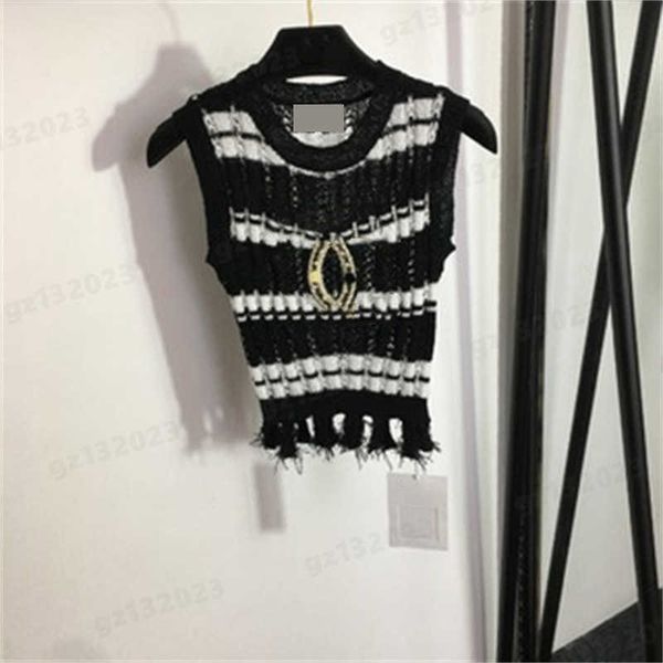 luxury sleeveless knits tees womens fashion pearl weave striped embellished logo pattern 3 colors knitted vest t shirt designer women cloth, White
luxury sleeveless knits tees womens fashion pearl weave striped embellished logo pattern 3 colors knitted vest t shirt designer women cloth, White