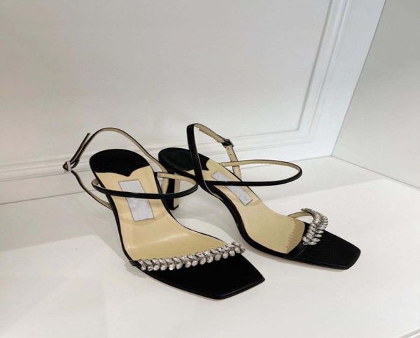 luxury design women party dress high heels sandal shoes meira 85mm sandal crystalembellished genuine leather open toe ankle strap8273938, Black
luxury design women party dress high heels sandal shoes meira 85mm sandal crystalembellished genuine leather open toe ankle strap8273938, Black