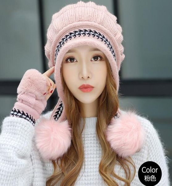women woollen hat gloves knitted hat female winter gloves female winter korean version joba students cap9331731, Blue;gray
women woollen hat gloves knitted hat female winter gloves female winter korean version joba students cap9331731, Blue;gray
