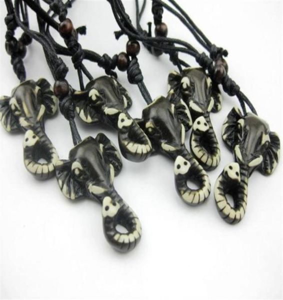 yqtdmy 12 pcs tribal black elephant cool men039s adjustable rope biker necklace229m2069392, Silver
yqtdmy 12 pcs tribal black elephant cool men039s adjustable rope biker necklace229m2069392, Silver