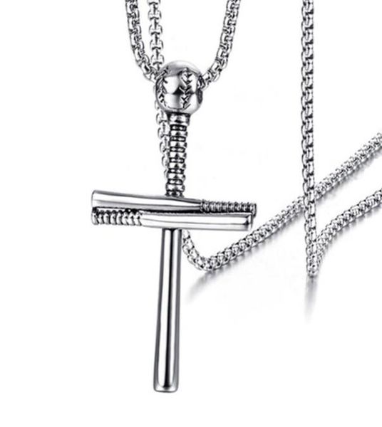 12pcs european and american outdoor baseball cross pendant necklace fashion personality man039s accessories 3color9034493, Silver
12pcs european and american outdoor baseball cross pendant necklace fashion personality man039s accessories 3color9034493, Silver