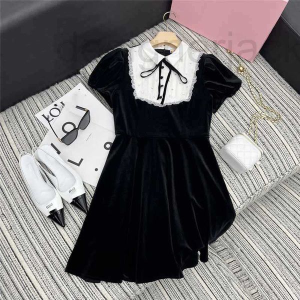 basic & casual dresses designer 2023 spring/summer new style spliced lace nail diamond bubble sleeve velvet polo dress kmqz, Black;gray
basic & casual dresses designer 2023 spring/summer new style spliced lace nail diamond bubble sleeve velvet polo dress kmqz, Black;gray